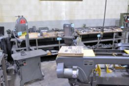 Lot-(4) Various Steel Work Table Units, (Contents Not Included), (Not to Be Removed Until Empty)