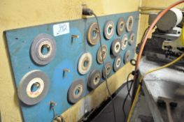 Lot-Used Grinding Wheels on (1) Rack