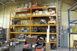2-Sections 9' x 4' x 16'H Pallet Racking, (Contents Not Included), (Not to Be Removed Until Empty)