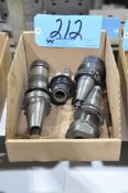 Lot-(4) CAT40 Taper Collet Type Tool Holders in (1) Box
