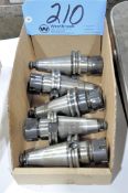 Lot-(5) CAT40 Taper Collet Type Tool Holders in (1) Box