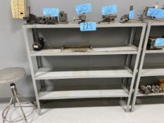 Lot of (1) 49'' L x 10'' W x 48'' H 3-Shelf Storage Racks, (No Contents)