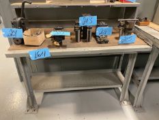 Lot of (1) 48'' L x 28'' W 1- Drawer Metal Work Bench With Multi Drawer Tool Bin