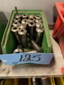 Lot of (1) Bin of R-8 Collets