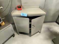 Lot of (1) 36'' L x 24'' W x 34'' H 2-Door Storage Cabinet, (With No Contents)