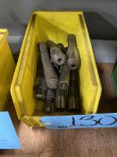 Lot of (1) Bin of R-8 Shank Tool Holders