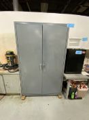 Lot of (1) 48'' L x 24'' W x 81'' H 2-Door Storage Cabinet, (No Contents)