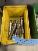 Lot of (1) Bin of Collet Chuck Milling Tool Holders