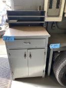 Lot of (1) 26'' L x 25'' W x 35'' H Work Table With (1) Single Drawer Table