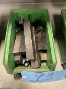 Lot of (1) Bin of Various Size Indexable Grooving and Parting Tool Holder