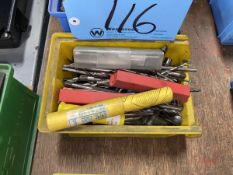 Lot of (1) Bin of Assorted Drill Bits