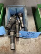 Lot of (1) Bin of Collet Chuck Milling Tool Holders