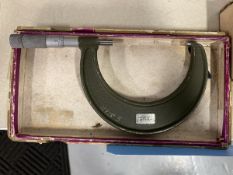 Lot of (1) Mitutoyo O.D. Micrometers Ranging From 2'' -3'', 5''-6'' and 3''- 4''