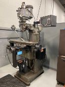 Bridgeport 2-Axis CNC Vertical Mill, Proto Trak MX 2 Control, 9'' x 42'' Table (Control Issue)
