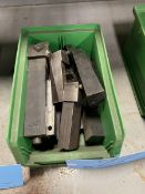 Lot of (1) Bin of Various Size Indexable Grooving and Parting Tool Holder