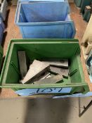 Lot of (1) Bin of Angle Parrel Bars