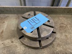 Lot of (2) Rotary Table Plates Ranging From 8'' to 10''