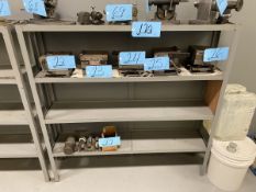 Lot of (1) 49'' L x 10'' W x 48'' H 3-Shelf Storage Racks, (No Contents)