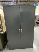 Lot of (1) 48'' L x 24'' W x 78'' H 2-Door Storage Cabinet, (No Contents)