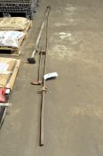 Lot-(2) Assorted Bar Clamps with (1) Trailer Load Lock