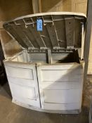 Suncast Plastic Flip Top Storage Bin