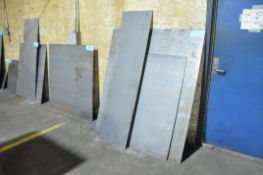 Lot-Steel Sheet Stock Along (1) Wall