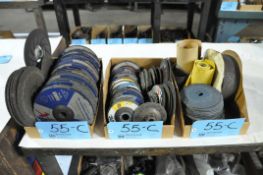 Lot-Cut-Off Discs and Sanding Supply in (3) Boxes