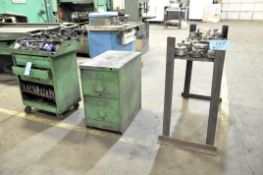 Lot-Punch Tooling with 3-Drawer Portable Cabinet, 2-Drawer Cabinet & 19