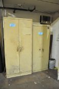 Lot-(3) 2-Door Supply Cabinets