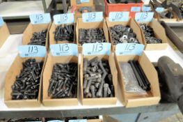 Lot-Bolts, Nuts and Washers in (9) Boxes