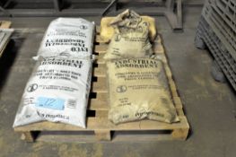 Lot-(3) Bags of Oil Absorbent and (1) Bag of Cement Mix on (1) Pallet