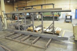Lot-Flat Bar and Round Tube Stock on (1) Cantilever Rack (Rack not Included)