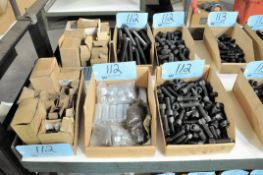 Lot-Bolts and Assorted Hardware in (6) Boxes