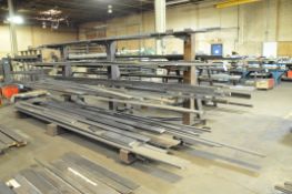 Lot-Flat Bar Stock on (1) Cantilever Rack (Rack not Included)