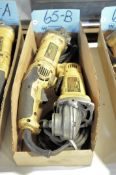 Lot-(2) DEWALT Electric Angle Grinders in (1) Box