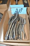 Lot-(6) Pairs of Vise Grip Welding Clamps in (1) Box