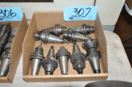 Lot-(9) Various CAT40 Taper Tool Holders in (1) Box