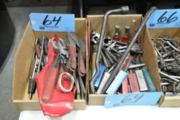 Lot-Wire Cleaners, Small Jacks, Pliers, Etc. in (2) Boxes