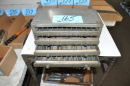 Huot Numeric Drill Cabinet with Taps Contents