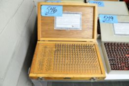 Vermont Gage .061 - .250 Pin Gage Set