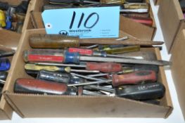Lot-Flat Blade Screwdrivers in (1) Box