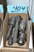 Lot-(7) Various Drill Chucks in (1) Box