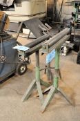 Lot-(2) Roller Feed Stock Stands and (1) Flat Stock Stand