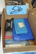 Lot-Radius Gages, Parallels Sets, Surface Finish Scale, Etc. in (1) Box