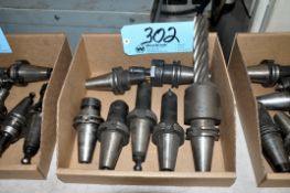Lot-(7) Various CAT40 Taper Tool Holders in (1) Box