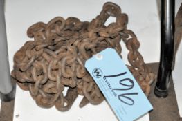 2-Hook Binder Chain on Floor Under (1) Table
