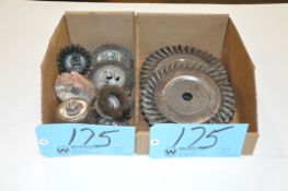 Lot-Various Wire Wheels in (2) Boxes on Floor