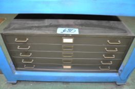 5-Drawer Blueprint File Cabinet