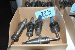 Lot-(5) Various CAT40 Taper Tool Holders in (1) Box