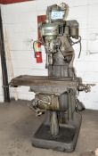 Bridgeport Approximately 1-HP Variable Speed Vertical Milling Machine, (Bldg 2)